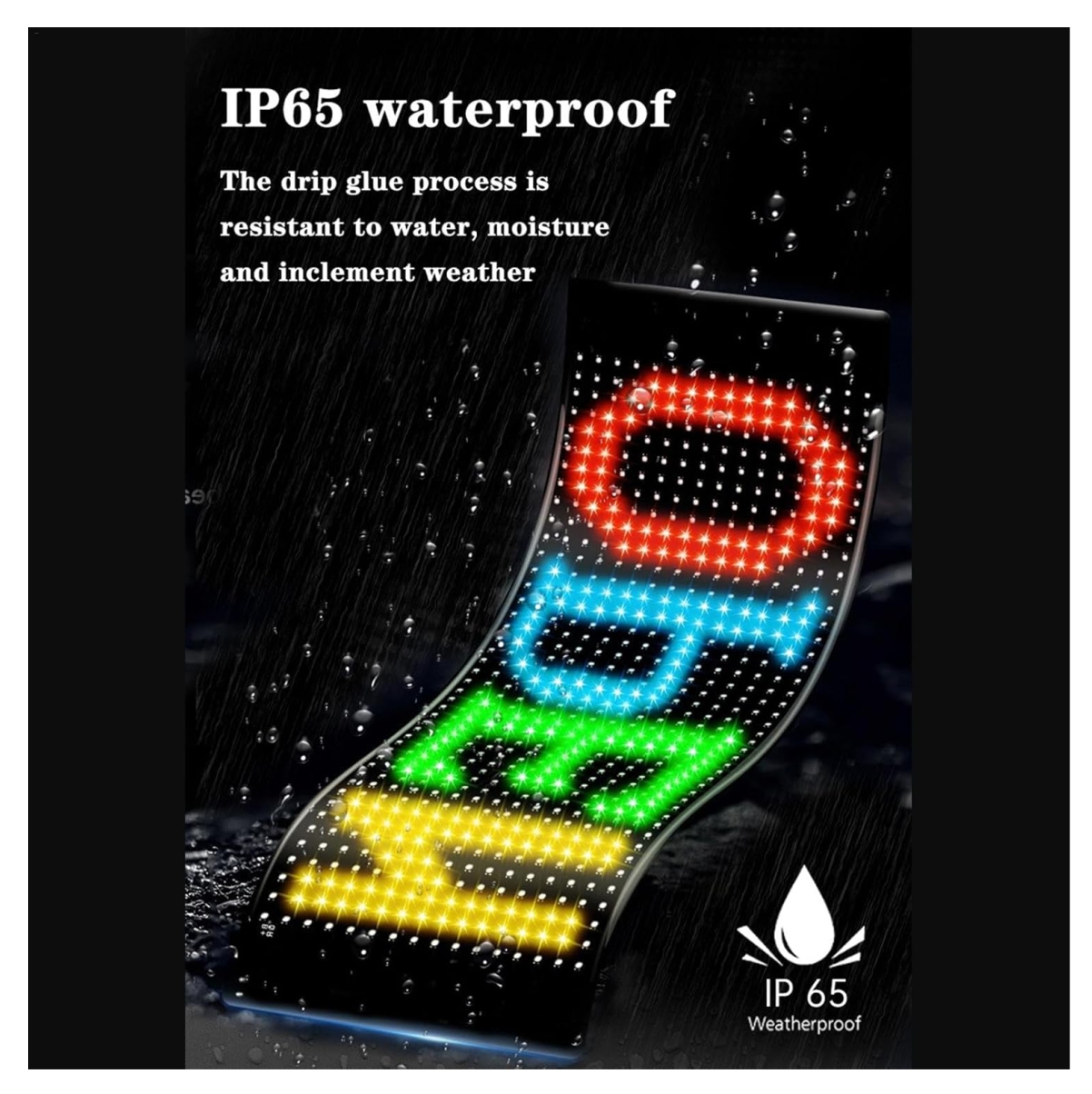 Miniatura 4 de Letrero LED Programable RGB 25cmx10cm